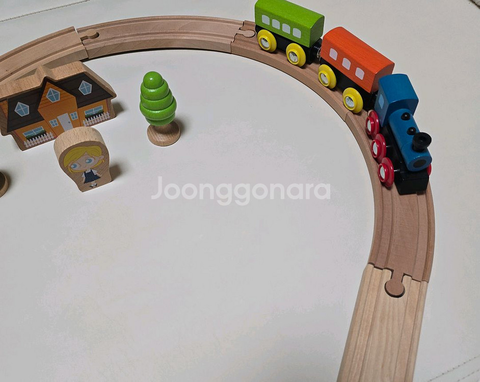 원목 장난감 기차놀이 세트--1