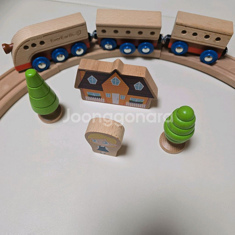 원목 장난감 기차놀이 세트--5