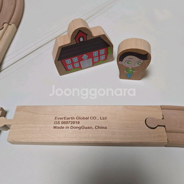 원목 장난감 기차놀이 세트--6