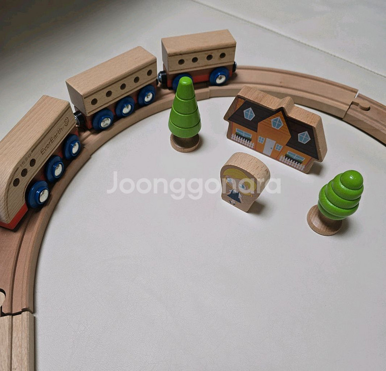원목 장난감 기차놀이 세트--7