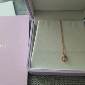 골든듀 지디인러브 18k목걸이 1c다이아몬드