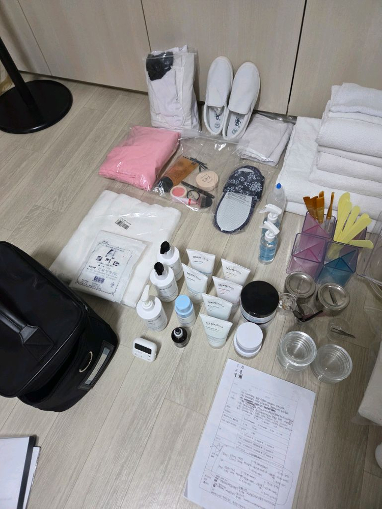 피부미용 실기 재료 풀풀풀 세트 바로 시험 가능--1