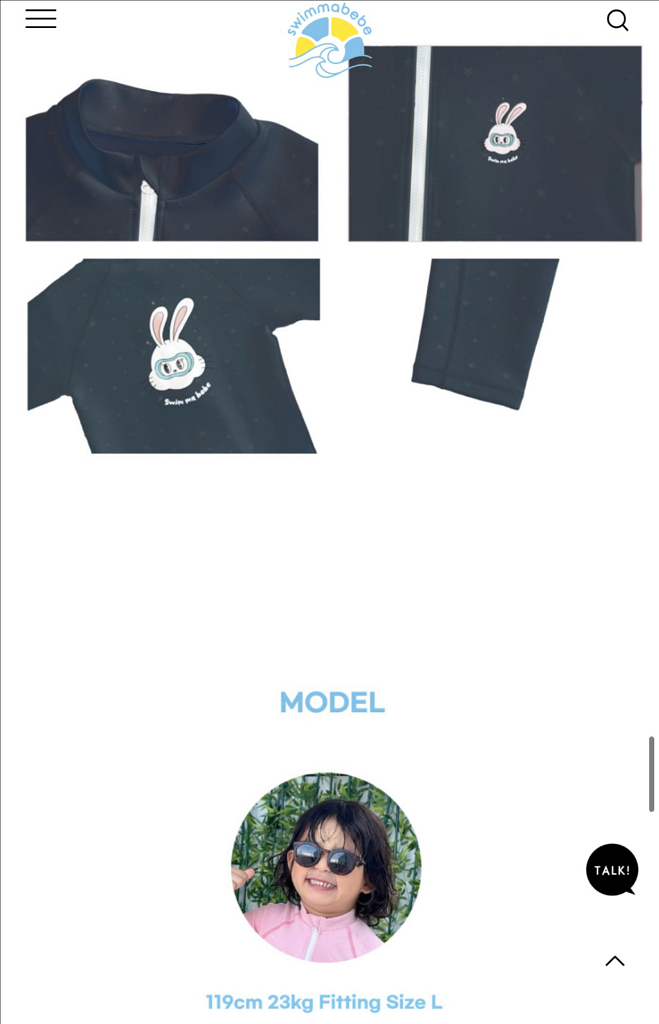 스윔마베베 스위밍래빗스타 웻수트 블랙 새제품 라지 + 수경 + 수영복 등--4