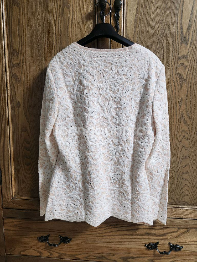 미우미우 보석 니트 가디건 자켓--1