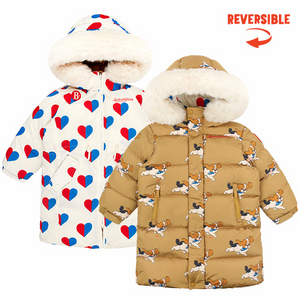 베베드피노 퍼피덕다운점퍼 리버시블 130 정가179000