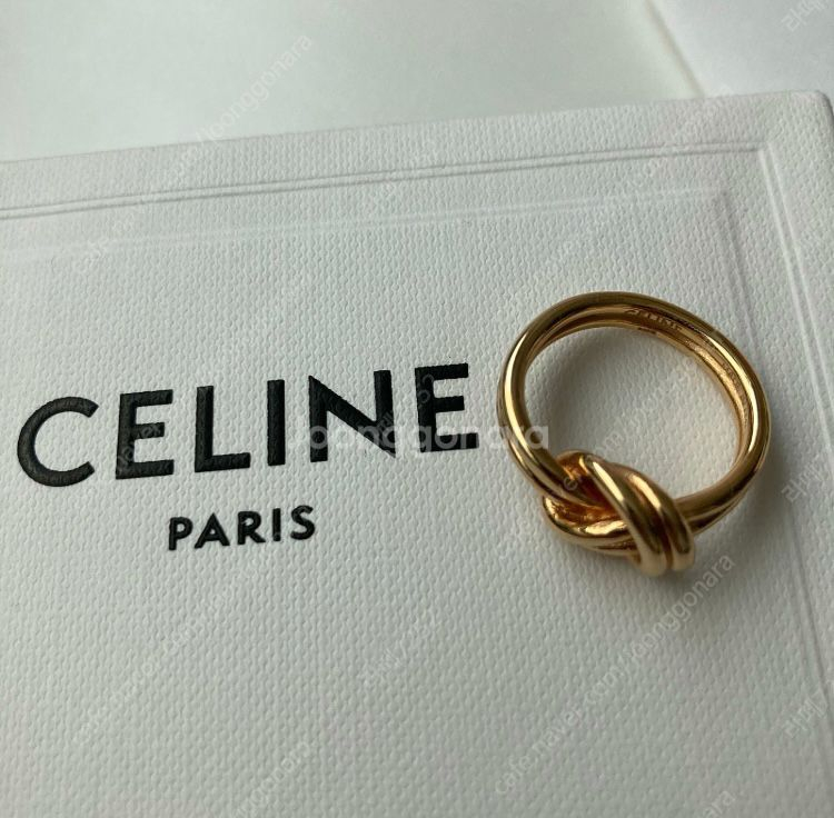 셀린느 더블 노트링 50호 / 매듭 꼬임반지 Celine Knot Double Ring--3
