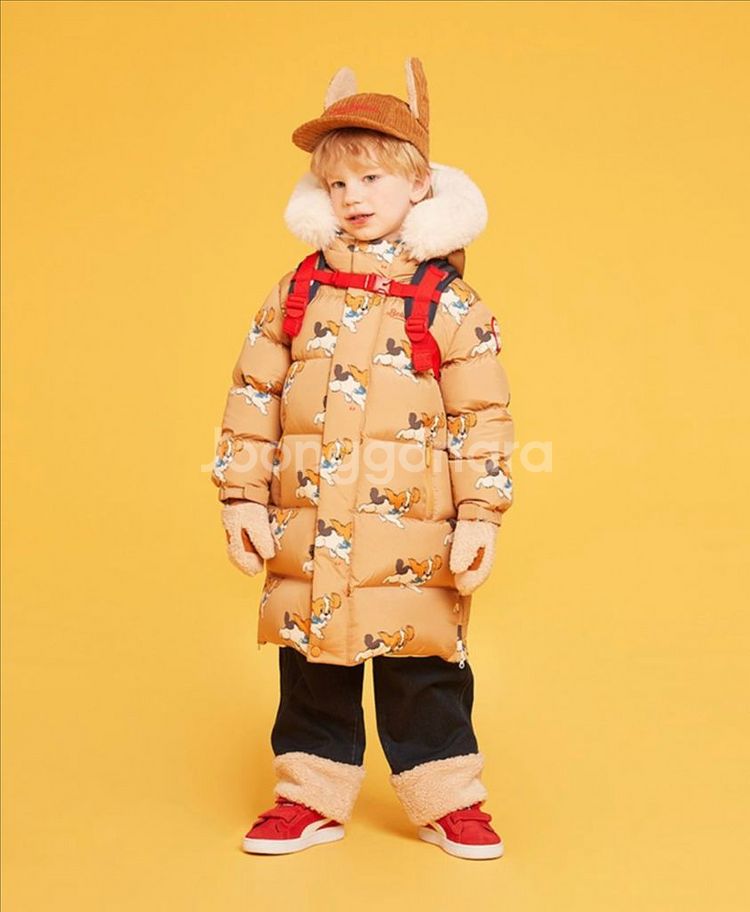 베베드피노 퍼피덕다운점퍼 리버시블 130 정가179000--1