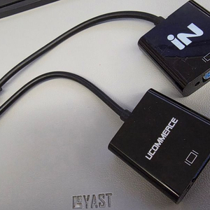 HDMI to VGA(D-SUB) 어댑터 2개 세트