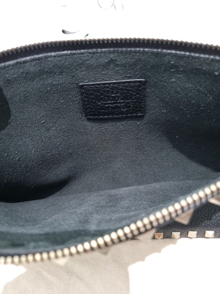 발렌티노 락스터드 클러치백 블랙--4