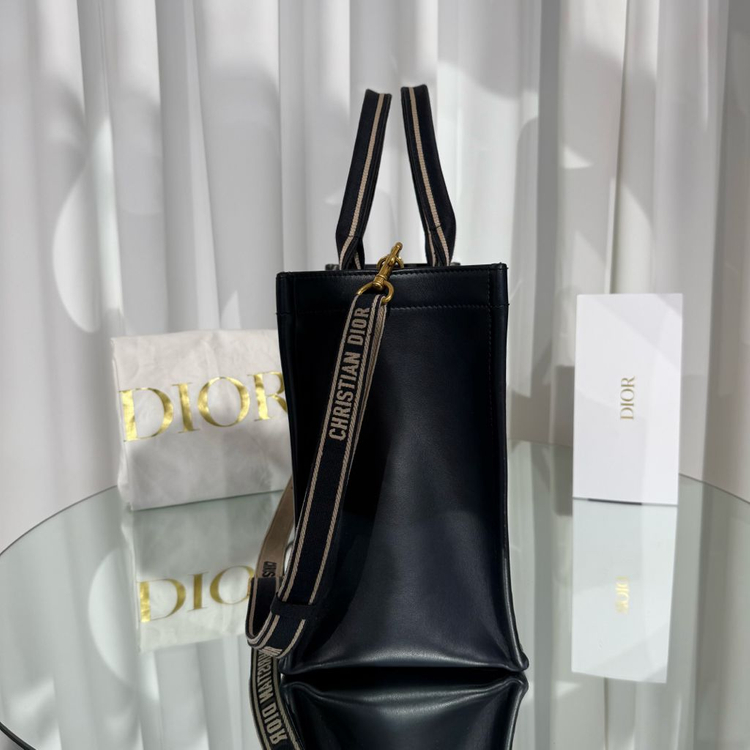 [24년도,인보이스O]디올 오블리크 북토트 레더 백 미디엄--5