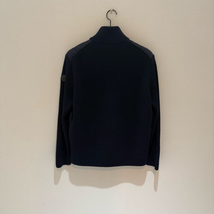 [L사이즈]몽클레어 퀄팅 블랙와팬 니트패딩--3