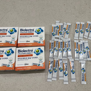 바이오렉트라 칼슘 다이렉트 30포*4박스 + 낱개 26포