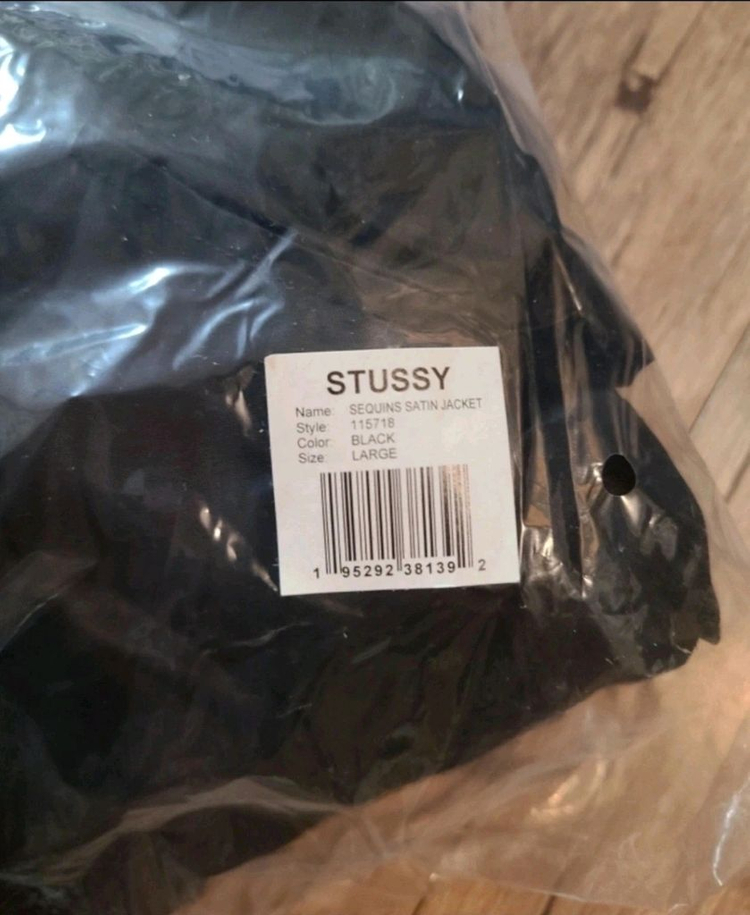 스투시 사틴 자켓 L 100~105오버핏--2
