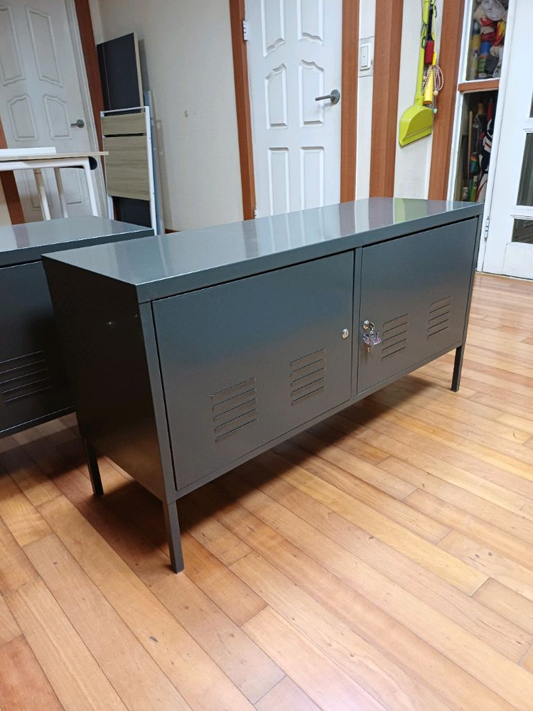 이케아 IKEA PS 철제 캐비닛 2문 TV장 수납장 저렴하게 드립니다~--2