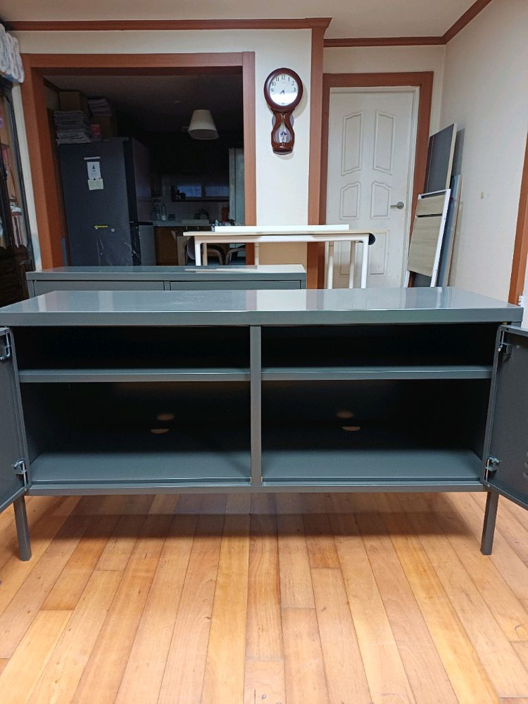 이케아 IKEA PS 철제 캐비닛 2문 TV장 수납장 저렴하게 드립니다~--5