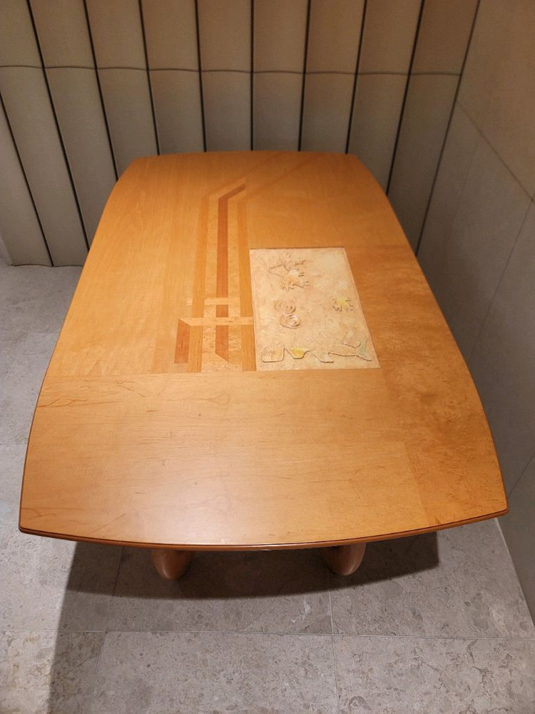 엔틱 빈티지 목연가구 원목 테이블 이미지