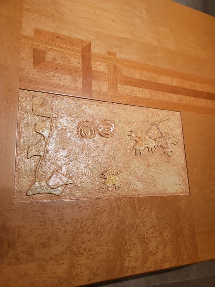 엔틱 빈티지 목연가구 원목 테이블 이미지