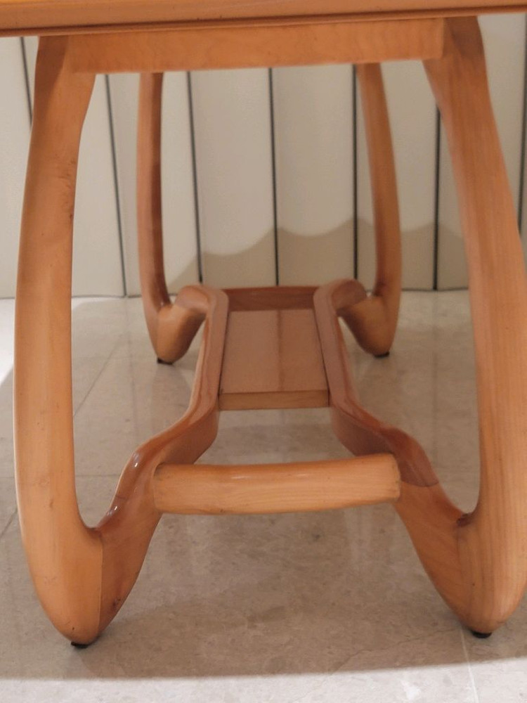 엔틱 빈티지 목연가구 원목 테이블 이미지