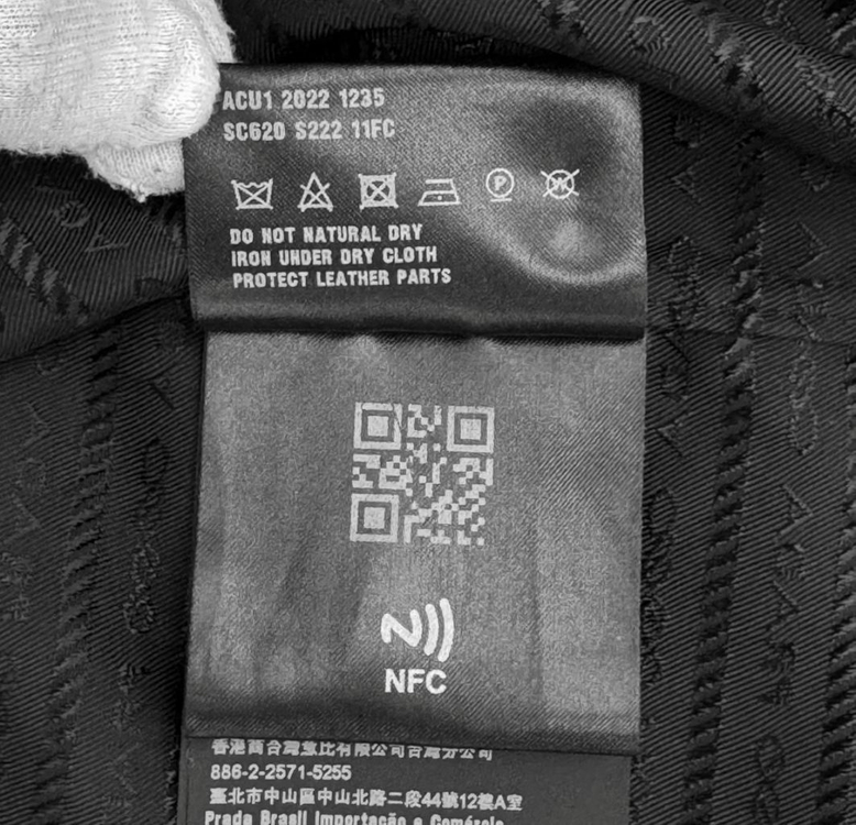 [M] 프라다 남성 리나일론 삼각로고 멀티로고 집업 반팔 셔츠 자켓 블랙--8