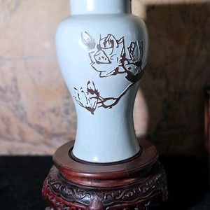 무등요(고현)조기정 연꽃무늬 청자화병