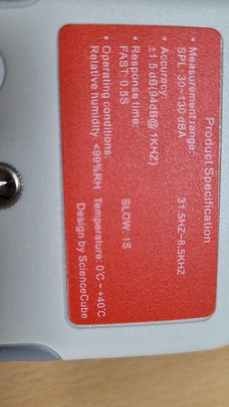 Science Cube 소음계 소음측정기 Digital Sound Meter 간편한 사용--4