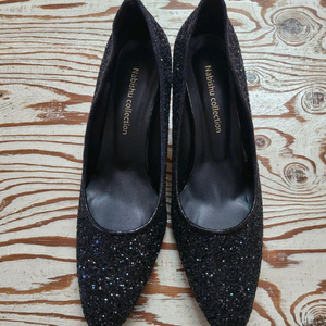 여성)글리터 펌프스 하이힐(새상품250m)