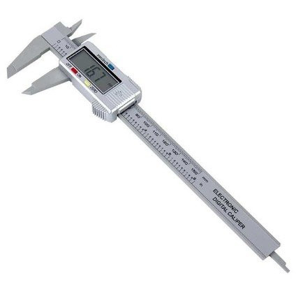 새 흰색 0-150mm 디지털 LCD 캘리퍼스 측정 자--0