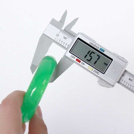 새 흰색 0-150mm 디지털 LCD 캘리퍼스 측정 자--2