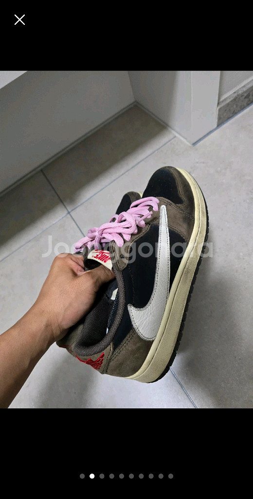 나이키 에어 조던 1 로우 OG SP 트래비스 스캇 모카 265--8