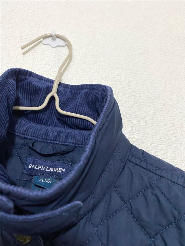 랄프로렌 네이비 퀼팅 조끼--1