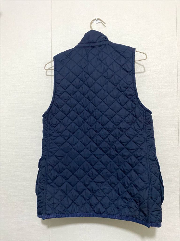 랄프로렌 네이비 퀼팅 조끼--3