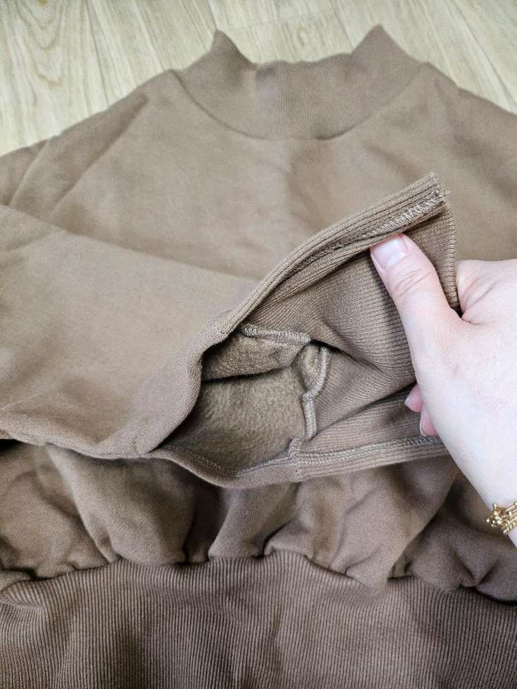 여성 가오리핏 크롭 니트티 4벌 일괄--6