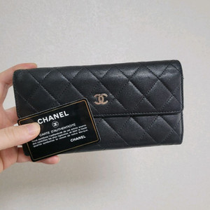 샤넬 램스킨 장지갑 정품