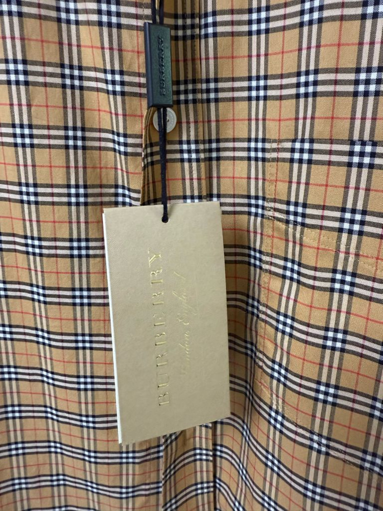 버버리 남성 긴팔 체크 셔츠 앤틱옐로우 JAMESON 제임슨 M--3