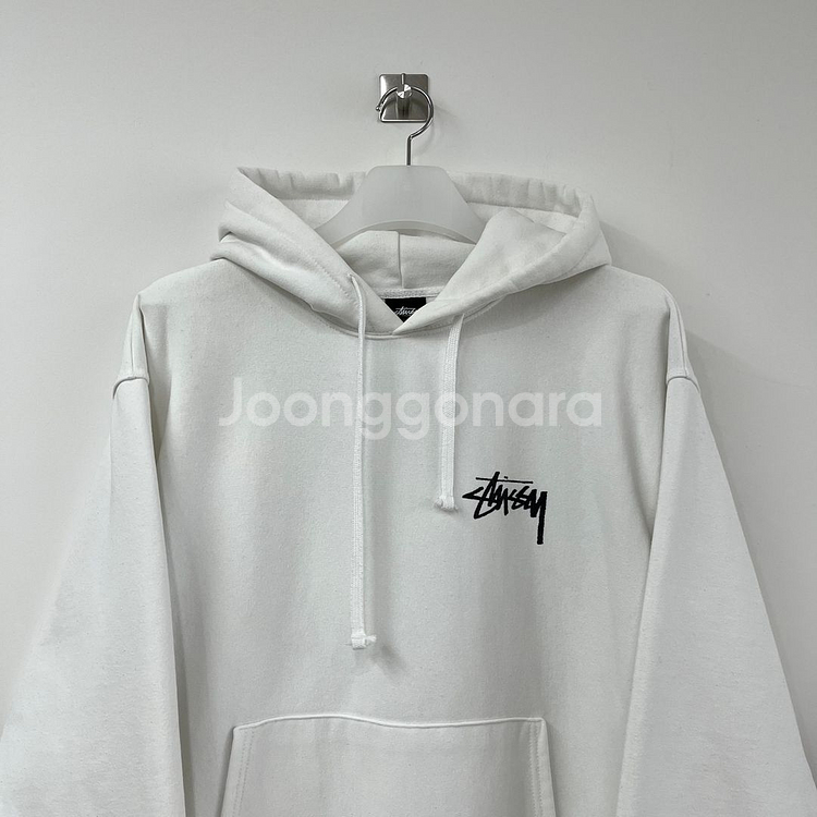 스투시 8볼 페이드 화이트 후드티--3
