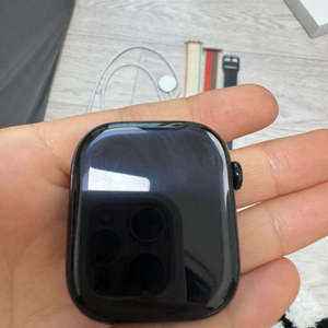 MWX13KH/A Apple Watch Series 10 46mm Jet Black Aluminum GPS 이미지