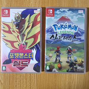 닌텐도 스위치 포켓몬스터 실드 + 포켓몬 아르세우스
