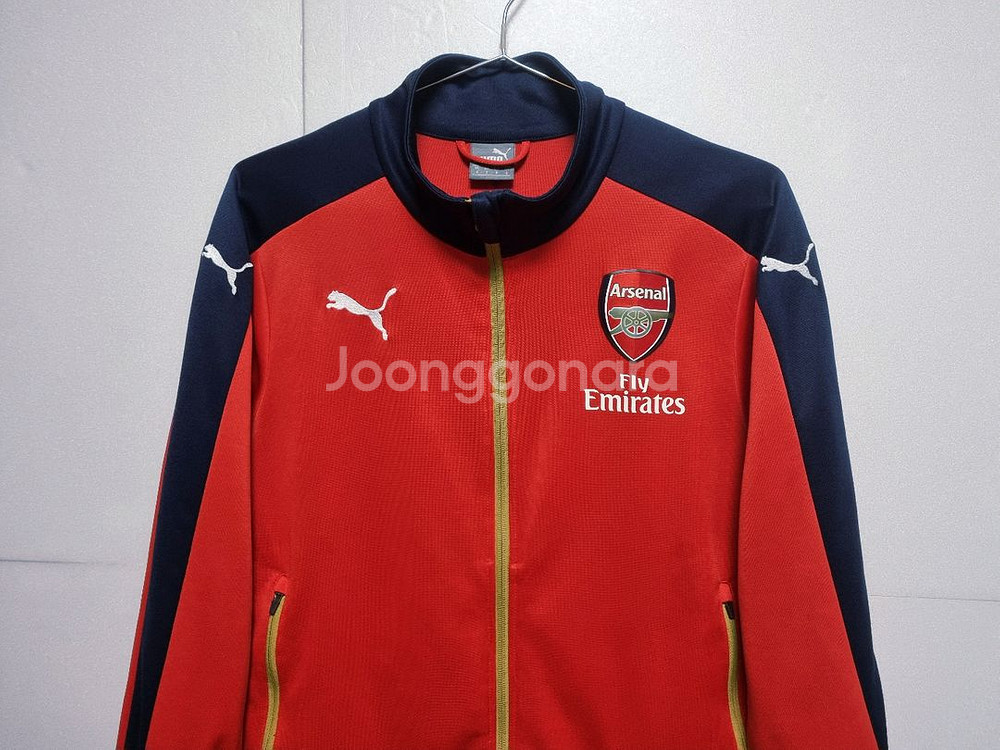 키즈 주니어 퓨마 푸마 아스날 트랙탑 져지 저지 집업 축구복 트레이닝복--1
