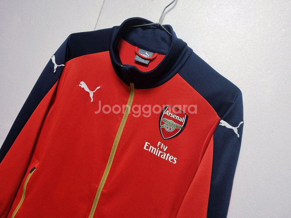 키즈 주니어 퓨마 푸마 아스날 트랙탑 져지 저지 집업 축구복 트레이닝복--3