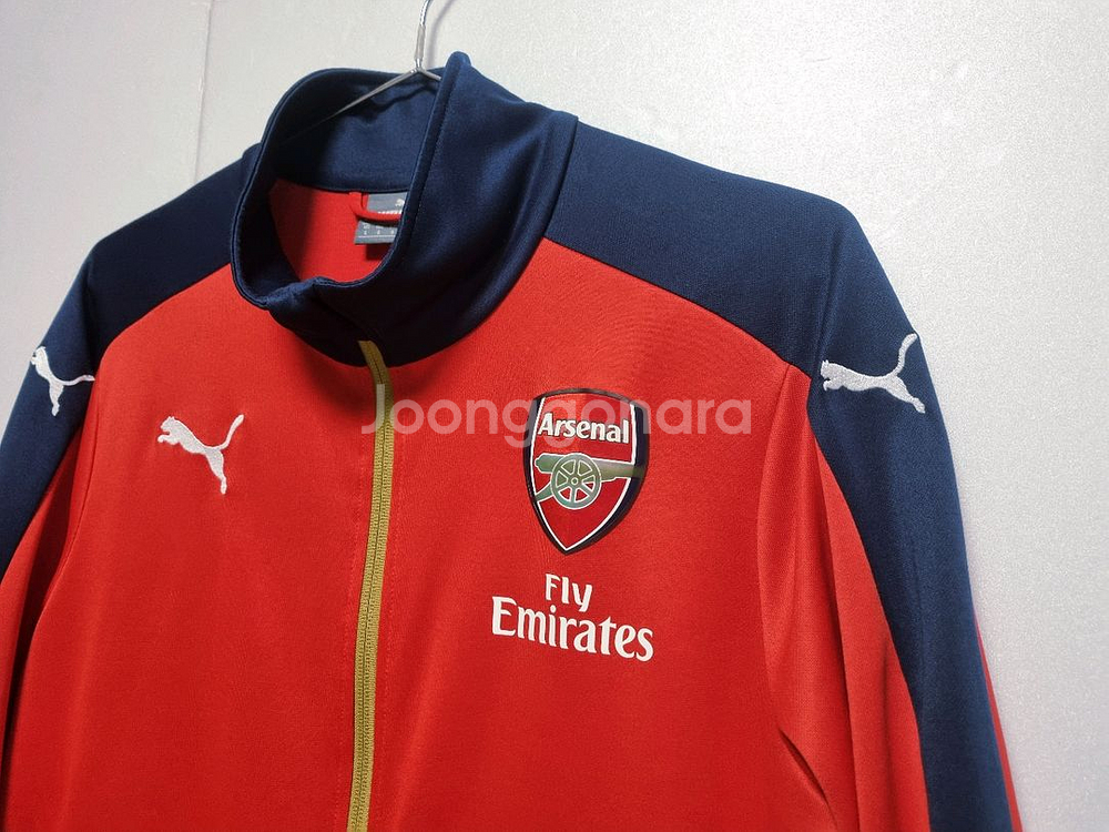키즈 주니어 퓨마 푸마 아스날 트랙탑 져지 저지 집업 축구복 트레이닝복--5