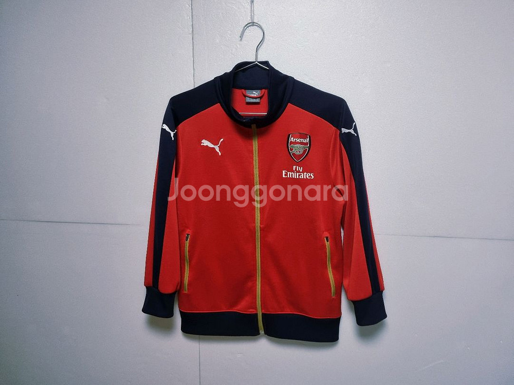 키즈 주니어 퓨마 푸마 아스날 트랙탑 져지 저지 집업 축구복 트레이닝복--8