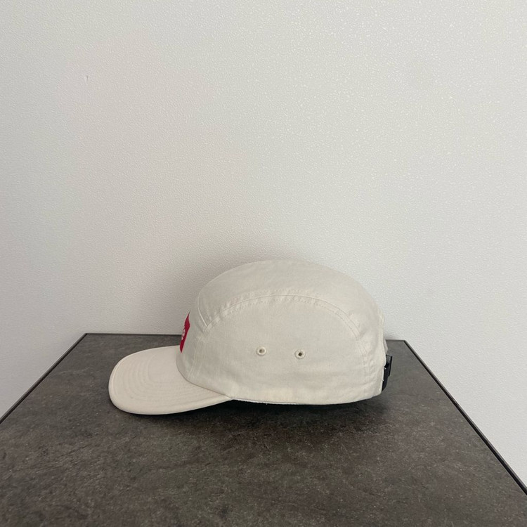 (OS) 슈프림 박스로고 캠프캡 모자 내츄럴--1