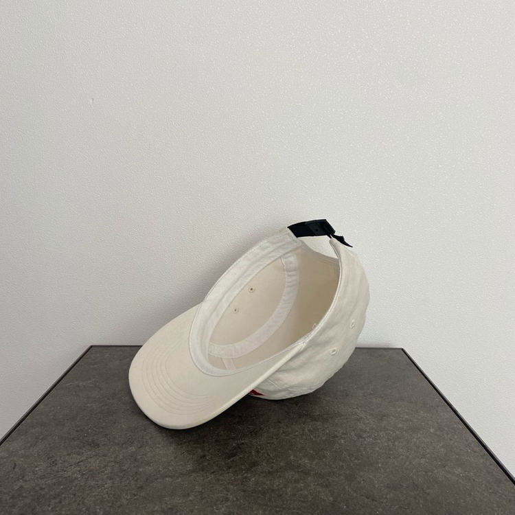 (OS) 슈프림 박스로고 캠프캡 모자 내츄럴--5