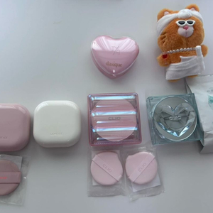 클리오 핑크패딩쿠션 라네즈네오쿠션 클리오다이아쿠션 데이지크 하트미니쿠션 이미지