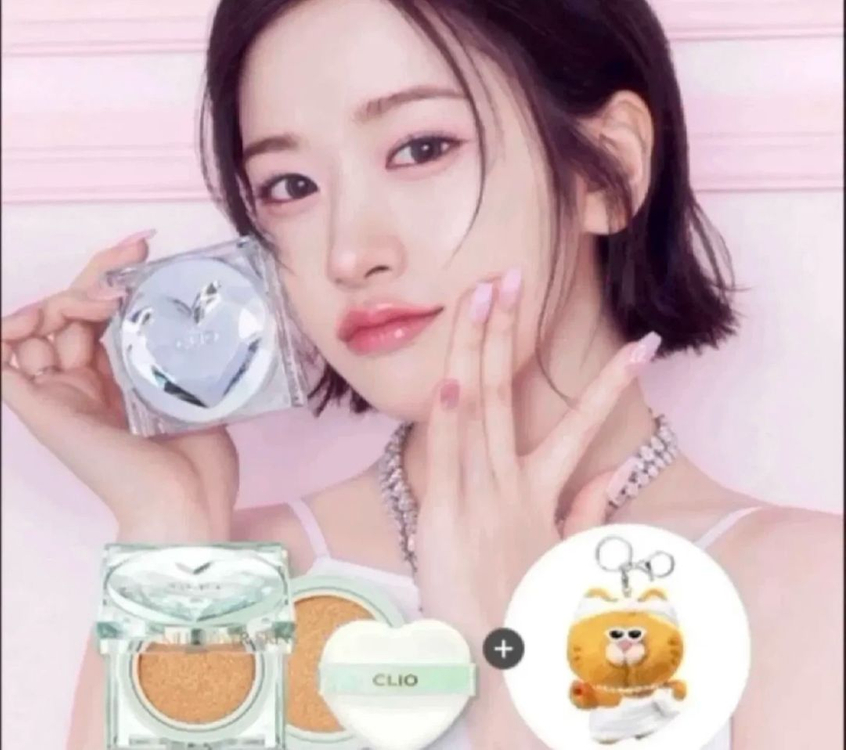 클리오 핑크패딩쿠션 라네즈네오쿠션 클리오다이아쿠션 데이지크 하트미니쿠션 이미지