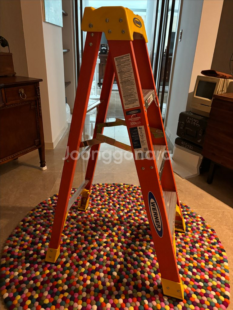 베르너 전기절연 유리섬유 사다리 WERNER LADDER T6204 정품--2