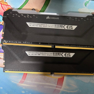DDR4 16g 3600MHz 메모리 2개 이미지