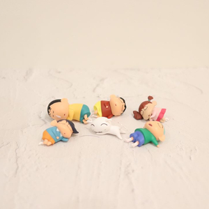 타카라토미 짱구는 못말려 잠꾸러기 컬렉션 6종세트 가챠 캡슐토이