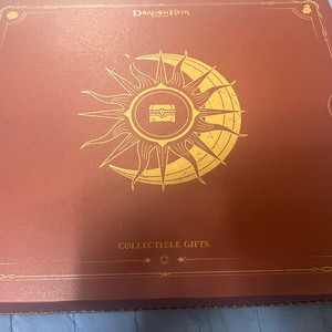 드래곤에어 굿즈세트 티셔츠 모자 주사위