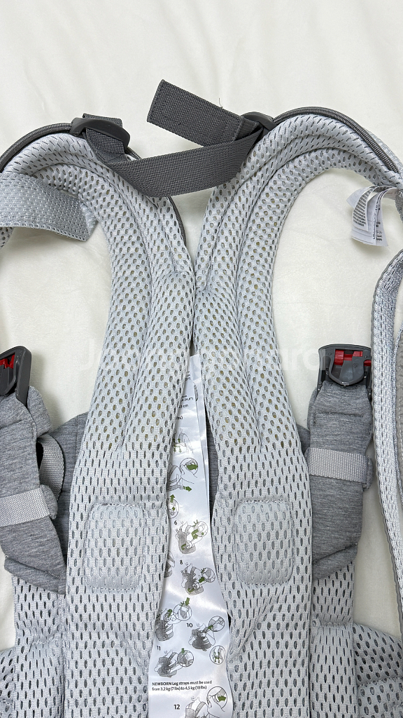 베이비뵨 하모니 아기띠 실버--5